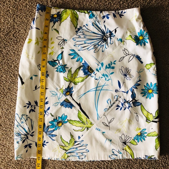 Elements G Chic Skirt Sz 10🌿Patchwork Summer floral casual party - Picture 4 of 9